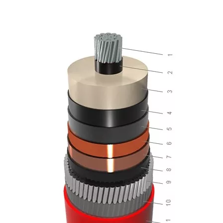 NA2XSR(AL)Y-1 jadro AL XLPE PVC s pancierom AWA